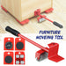 Furniture Lifter Mover Tool Set Furniture Lifting Wheels (5Pieces)