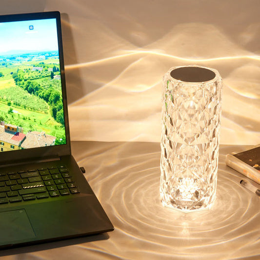 16 Colors changing LED Crystal Table Lamp