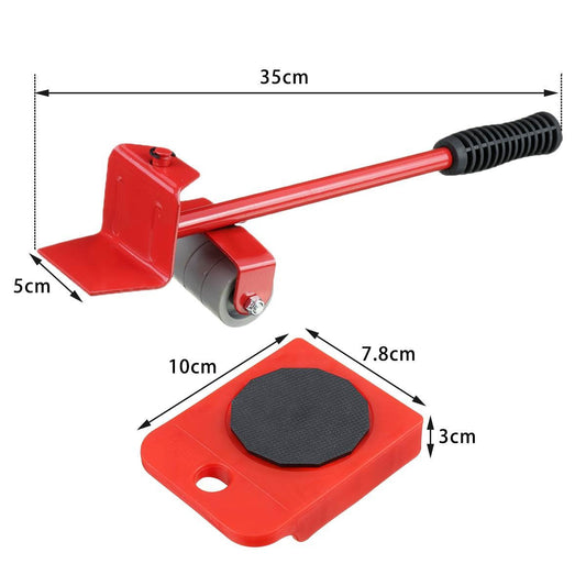 Furniture Lifter Mover Tool Set Furniture Lifting Wheels (5Pieces)