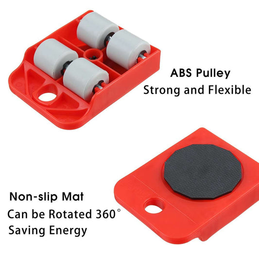 Furniture Lifter Mover Tool Set Furniture Lifting Wheels (5Pieces)
